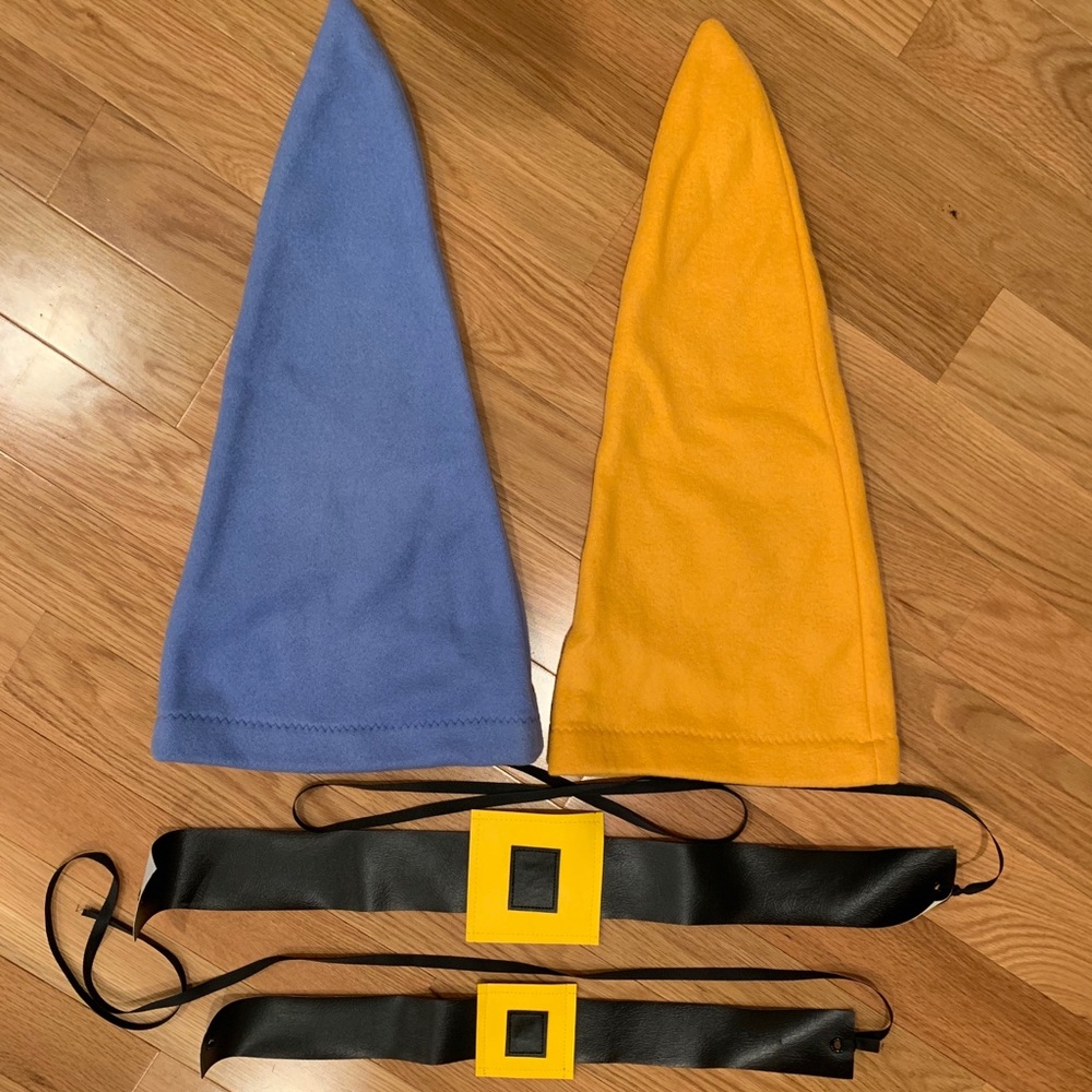 Adult Seven Dwarfs Hat/Belt Costume Set